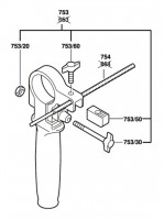 Bosch 0 601 192 803 Gsb 20-2 Ret Percussion Drill 230 V / Eu Spare Parts